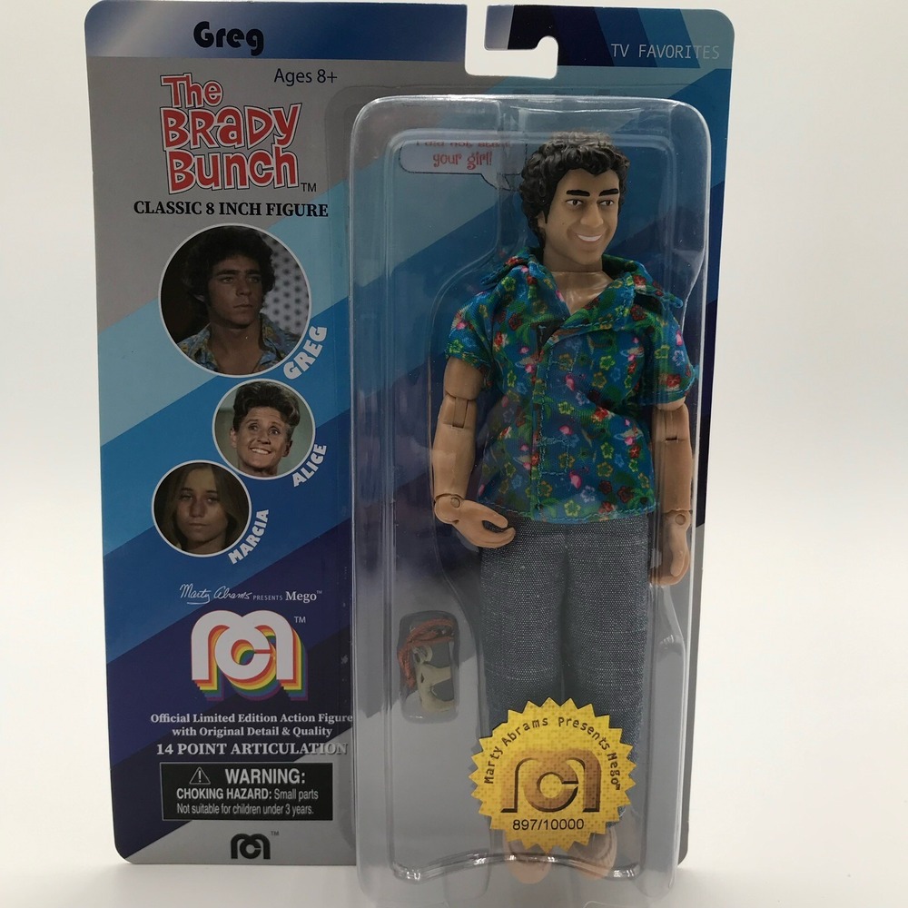 Pair Greg/Marcia Brady Bunch Marty Abrams Mego Classic Action Toy Figure - Picture 2 of 8